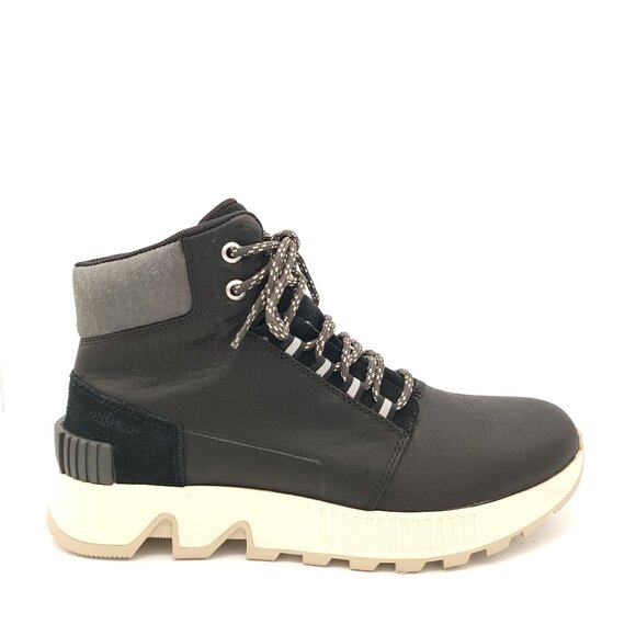 Sorel Other - NEW Sorel Mac Hill Mid Boots Mens 8 Womens 9.5 Outdoors Black Leather Gorpcore